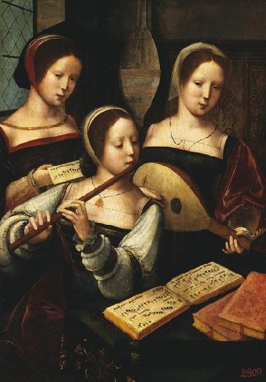 Master of the Housebook Concert of Women oil painting image